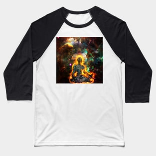 Meditation in Vivid Space Baseball T-Shirt